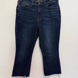 Judy Blue Jeans Skinny Fit Women's 16W Dark Blue Cropped